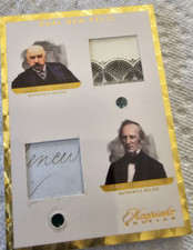 Marketplace image: 2023 KEEPSAKE PREMIUM EDITION DUAL GEM RELIC 1/1 SUPERFRACTOR MORGAN VANDERBILT