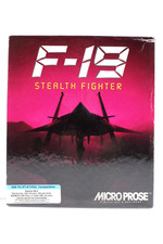 F-19 Stealth Fighter; IBM PC 5 1/4 Disks - MicroProse, 1988