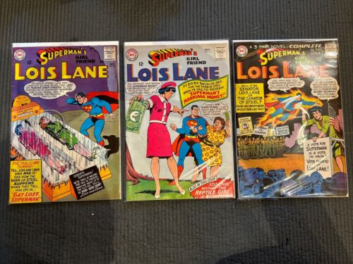 LOIS LANE #60 #61 #62.