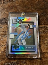 Eury Perez IP Signed Optic RC Card Psa Dna Coa Autographed Marlins