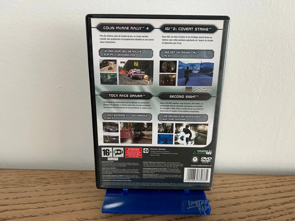 QUADRIDGE CODEMASTERS - Compilation PC Colin, IGI 2, Toca, Second Sight - Photo 2/4