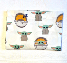 Star Wars BABY YODA Mandalorian Twin Bed Flat Top SHEET Only Din Grogu Very Soft