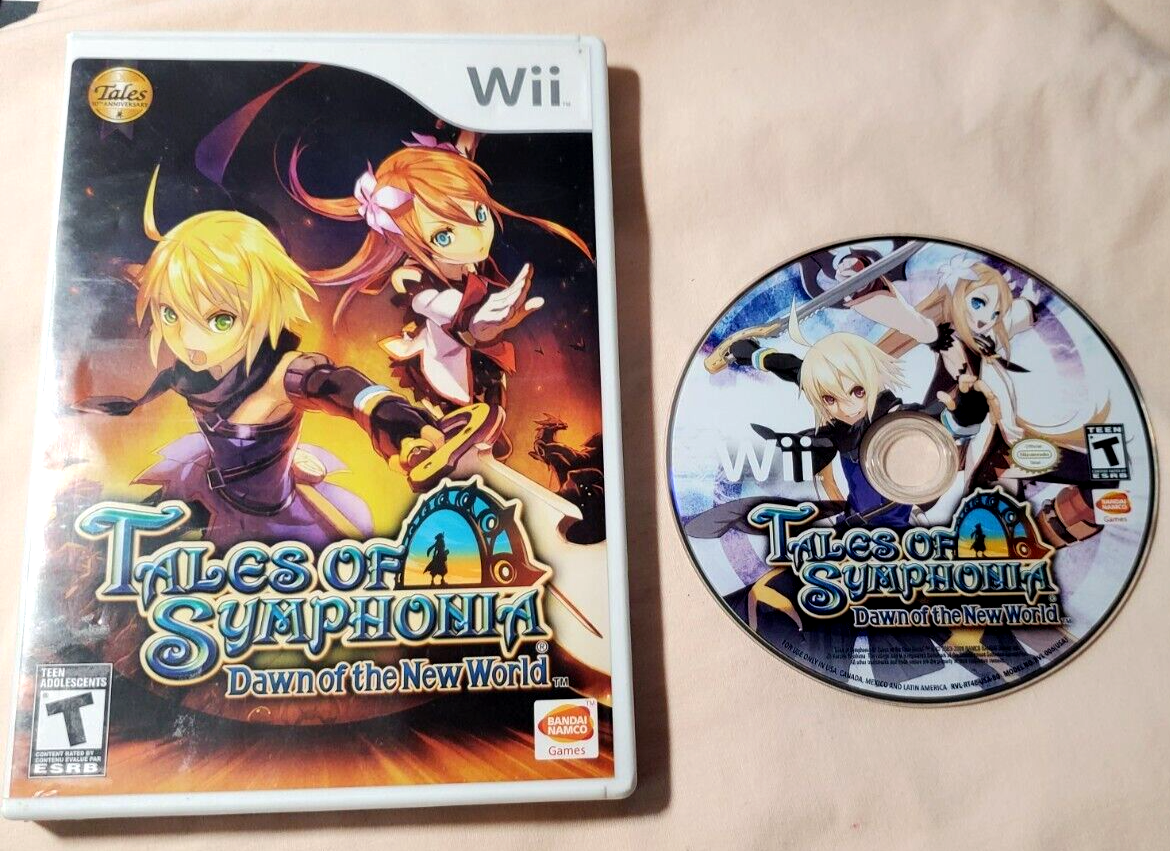 TALES of SYMPHONIA Dawn of New World (Nintendo Wii) Bandai RPG game