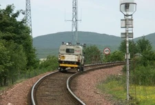 Photo 6x4 Network Rail Land Rover approaching Bridge of Orchy Station  c2005