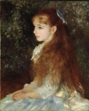 Print or Canvas - Little Irene Cahen d'Anvers by Auguste Renoir (1880)