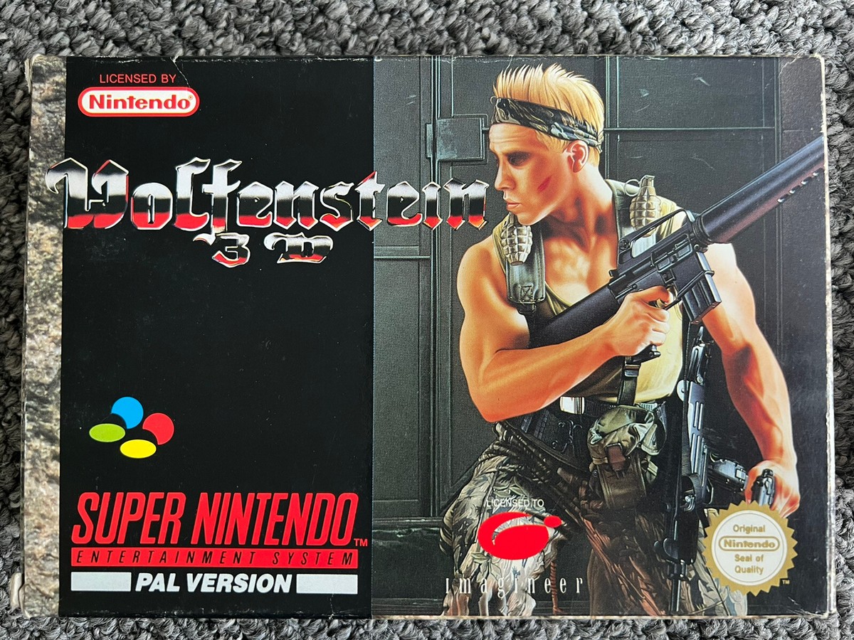 Wolfenstein 3D SNES. Ultra Rare Wolfenstein 3D For Super Wolfenstein 3D SNES. Ultra Rare Wolfenstein 3D For Super