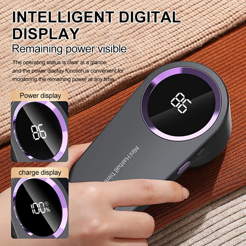 Rechargeable Electric Clothes Lint Pill Fluff Remover Fabric Sweater Fuzz Shaver - Picture 3 of 12