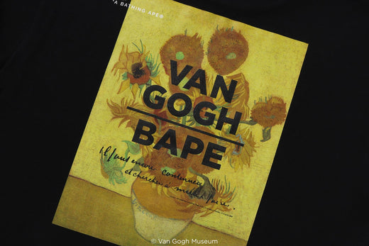 A Bathing Ape x Van Gogh Museum L/S Tee Black 1l23-111-902