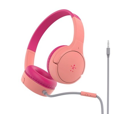 Belkin Sound Form Mini On-Ear-Kopfhörer mit Kabel für Kinder, Mit integriertem M