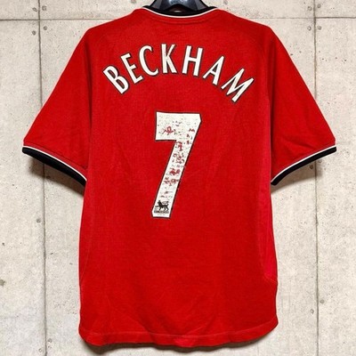 Manchester United Beckham 7 ユニフォーム Manchester United 0102 Beckham 7 Jersey XS Youth Size From Japan
