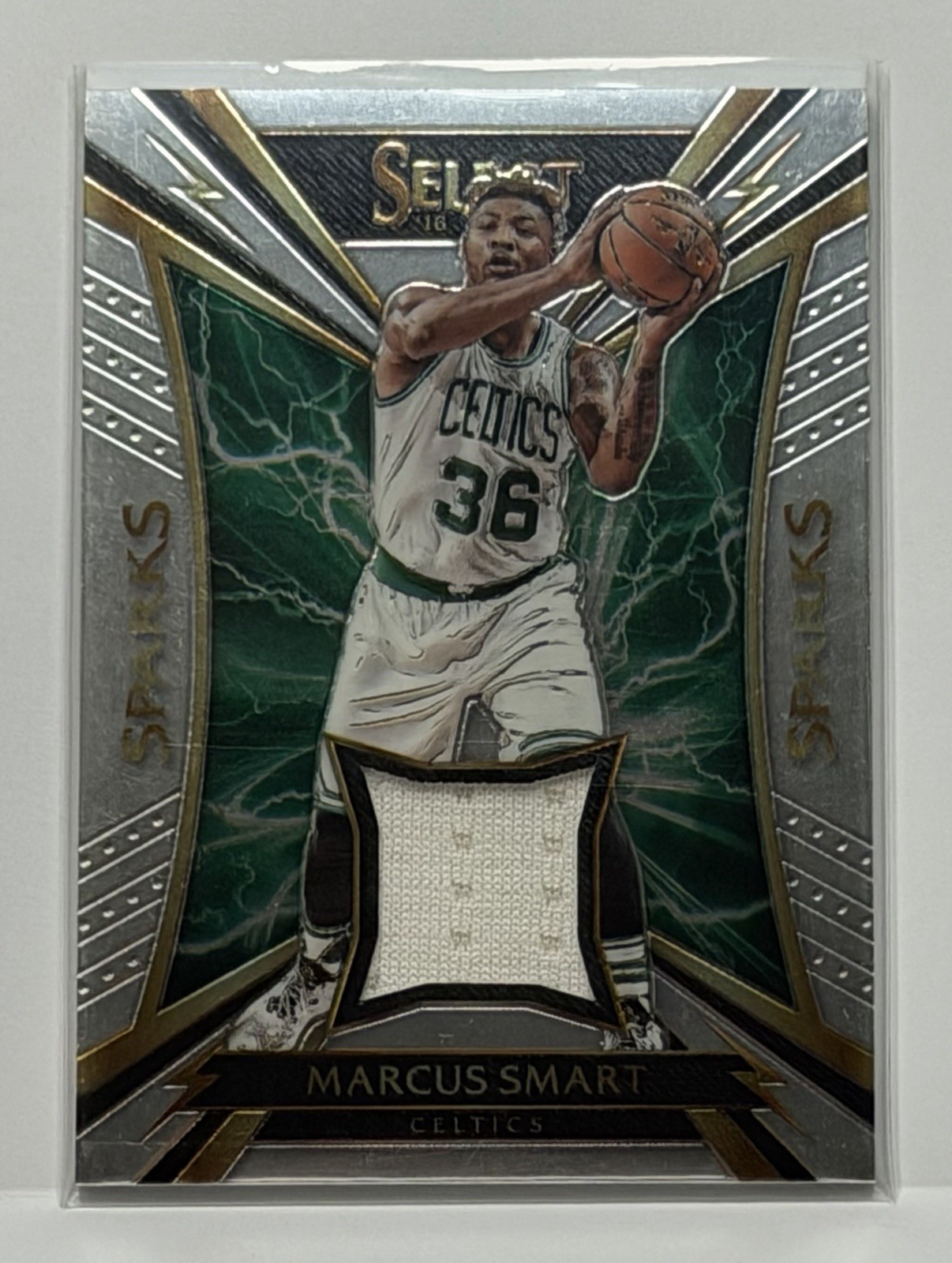 2016-17 Panini Select Sparks #25 Marcus Smart 062/199 Celtics