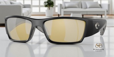 COSTA 6S9109 910905 Corbina Pro Matte Black Sunrise Polarized 61mm Men Sunglass