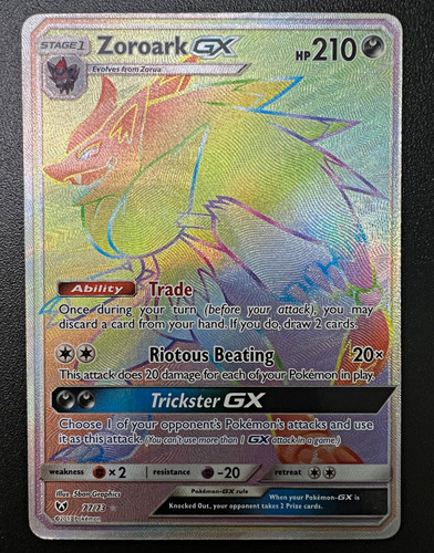 The Pokémon Company Zoroark GX 77/73 Shining Legends Secret Rare Holo Full Art