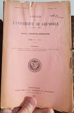 Annales de l'Université de Grenoble Tome VI - N°2, 1929, Gignoux & Moret