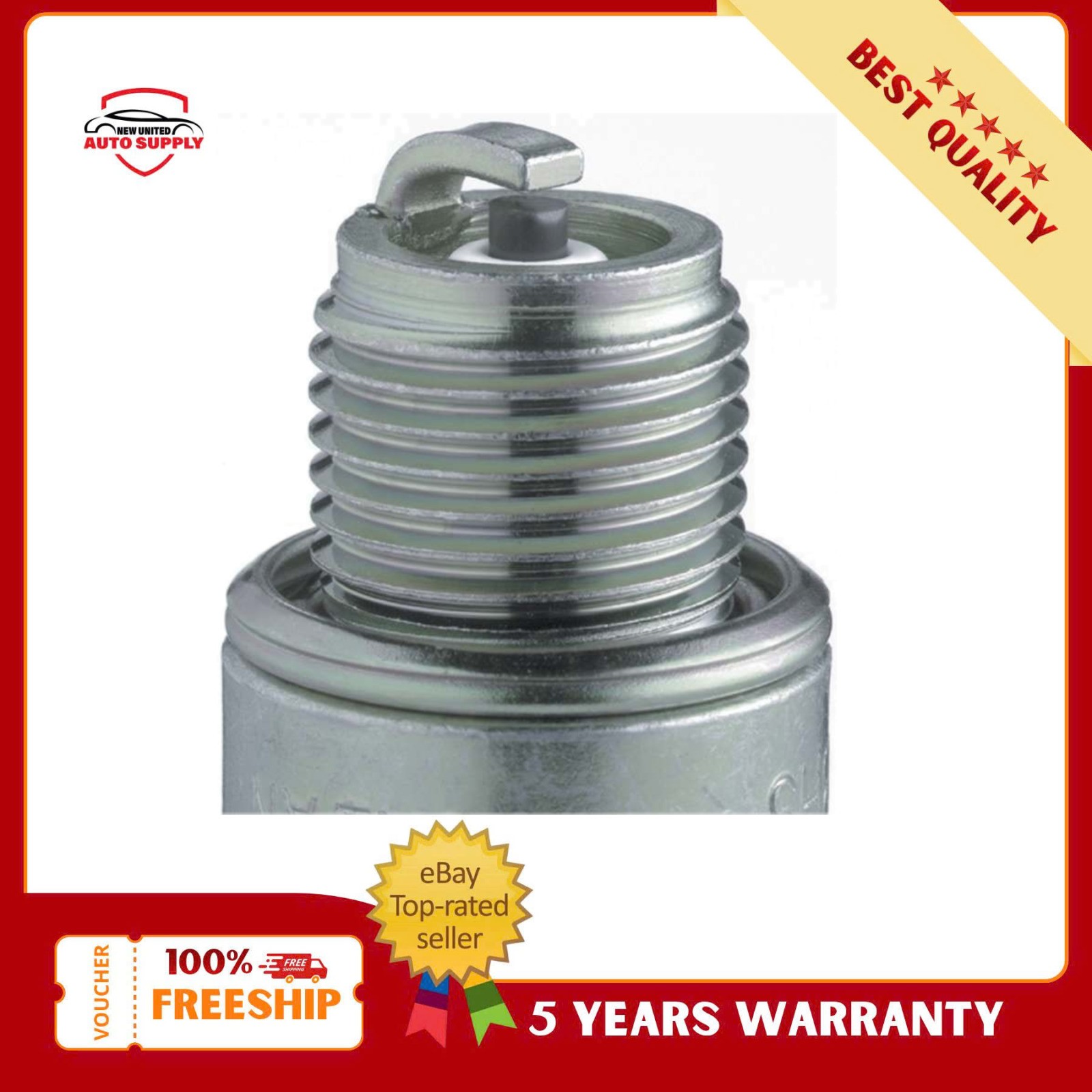 1x NGK 4322 BR8HS Standard Spark Plug Heat Range 8 for BMW Honda MB5 Kawasaki