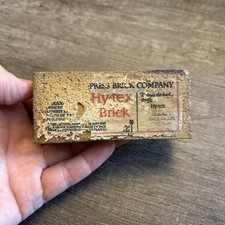 Vintage Hydraulic Press Brick Company Hy-Tex Salesman Sample RARE