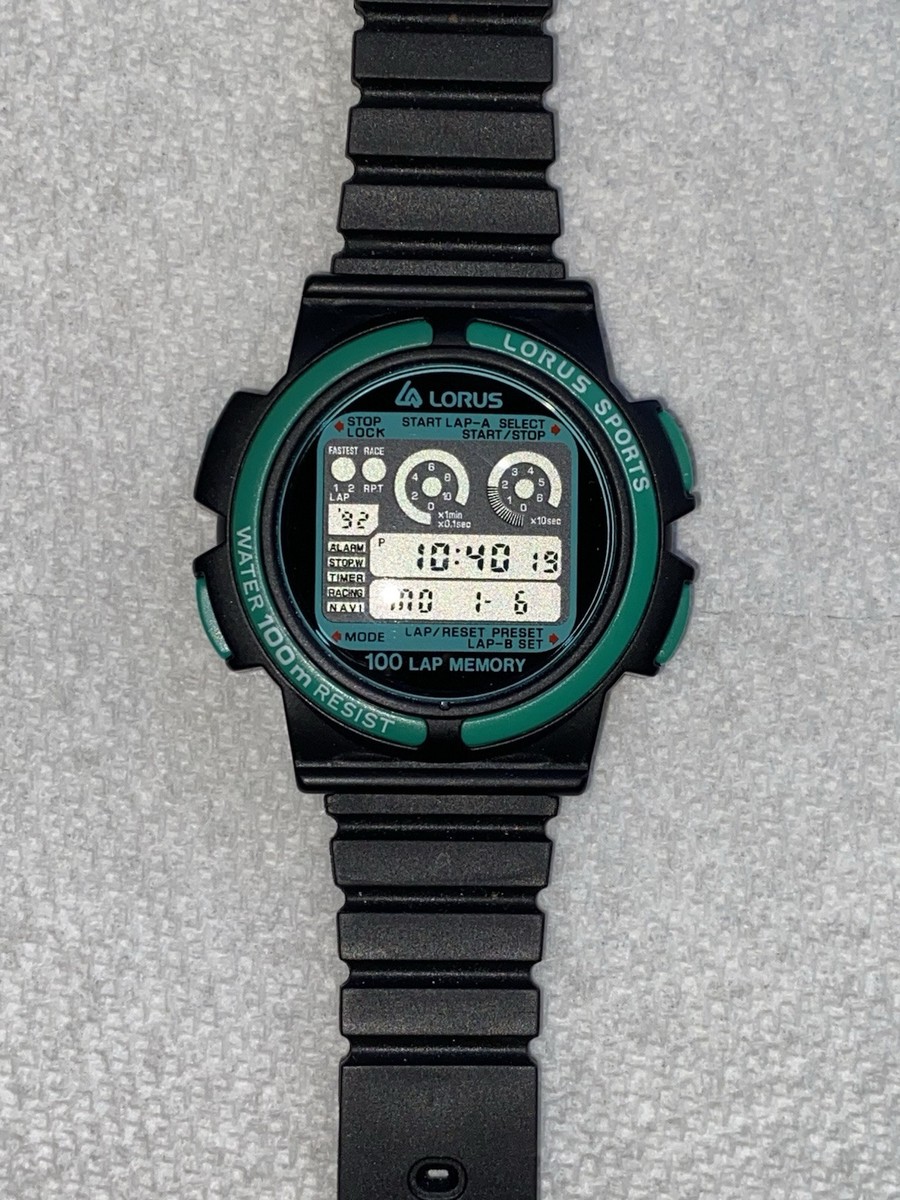 BRAND NEW Lorus W-358 Watch Vintage Rare Digital Alba Pulsar Seiko