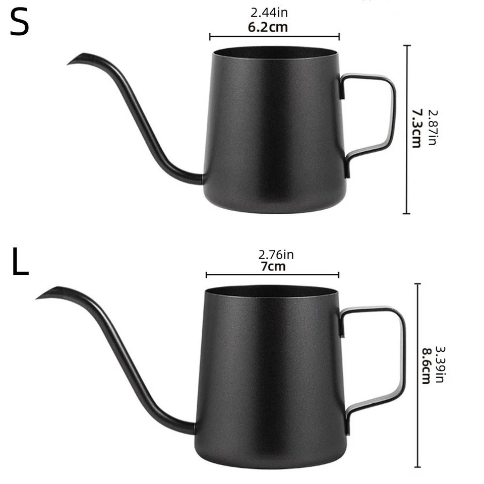 Long Narrow Spout Hand-poured Coffee Pot  Household Coffee Utensils - Image 2 of 4