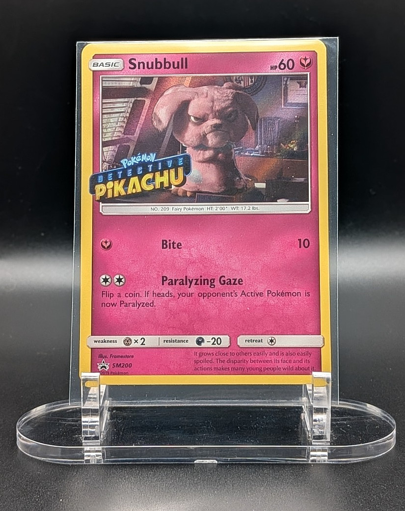 Snubbull #SM200 (Detective Pikachu Stamped) S&M *Black Star Promo* Pokémon TCG