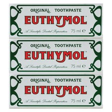 Euthymol Original Toothpaste 75ml - PACK OF 3