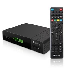 Techly 360998 Decoder Ricevitore Digitale Terrestre DVB-T/T2 H.265 HEVC 10bit co