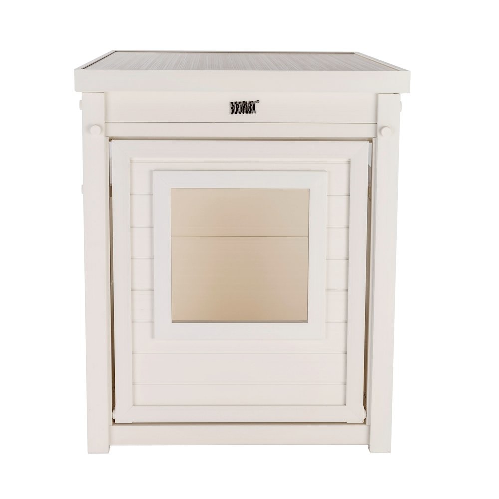 ECOFLEX&reg; Litter Box Cover End Table - Antique White