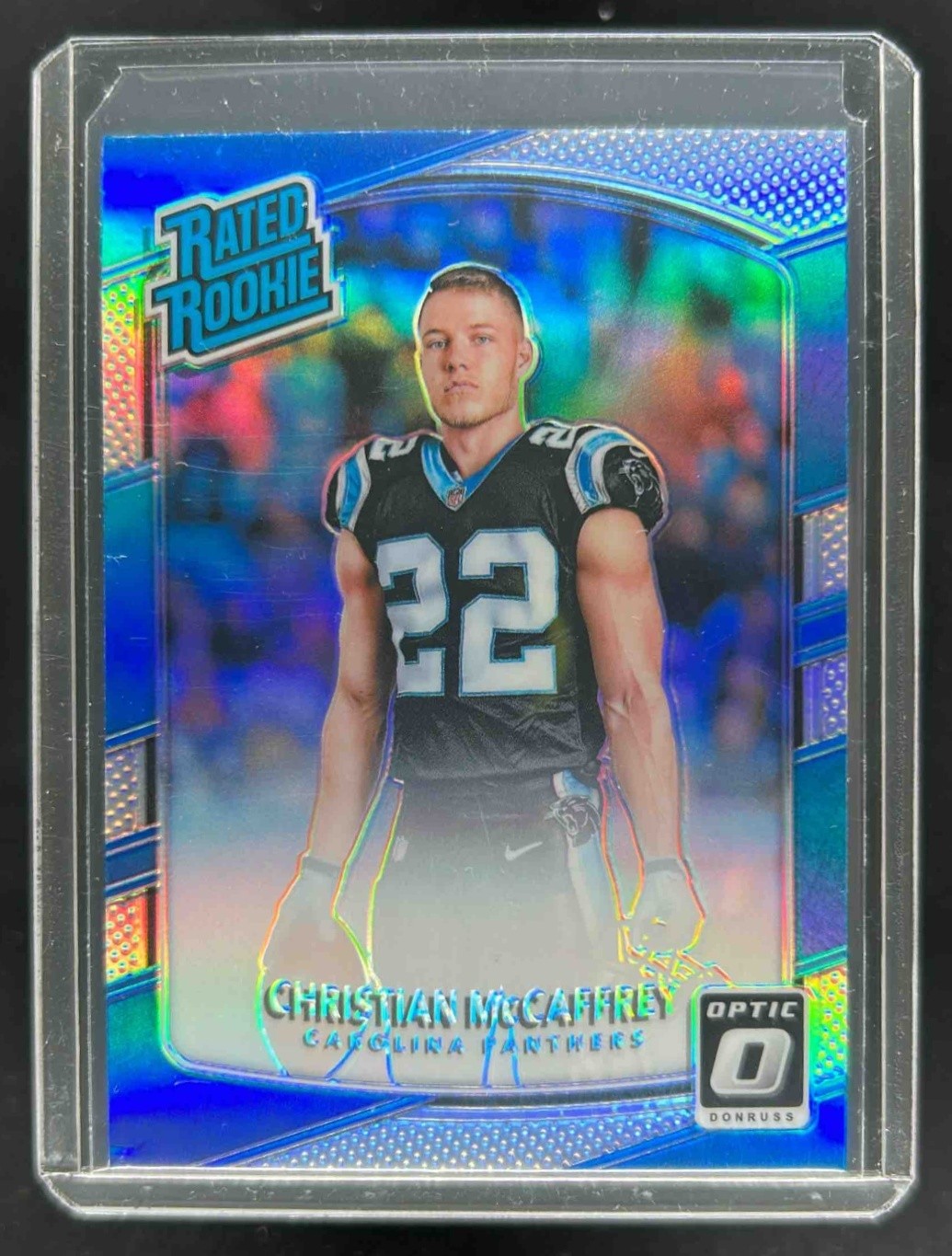2017 Donruss Optic Christian McCaffrey Holo Rated Rookie #168 Panthers