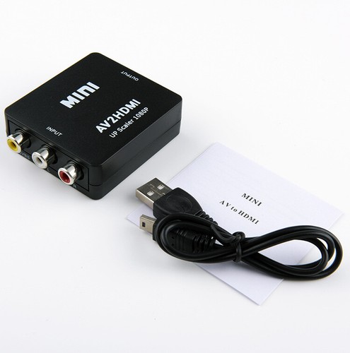 RCA AV to HDMI HD Converter Composite CVBS Video Adapter Wii NES SNES - Picture 13 of 13