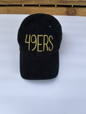 Womens San Francisco 49ers '47 Black Shimmer Text Adjustable hat