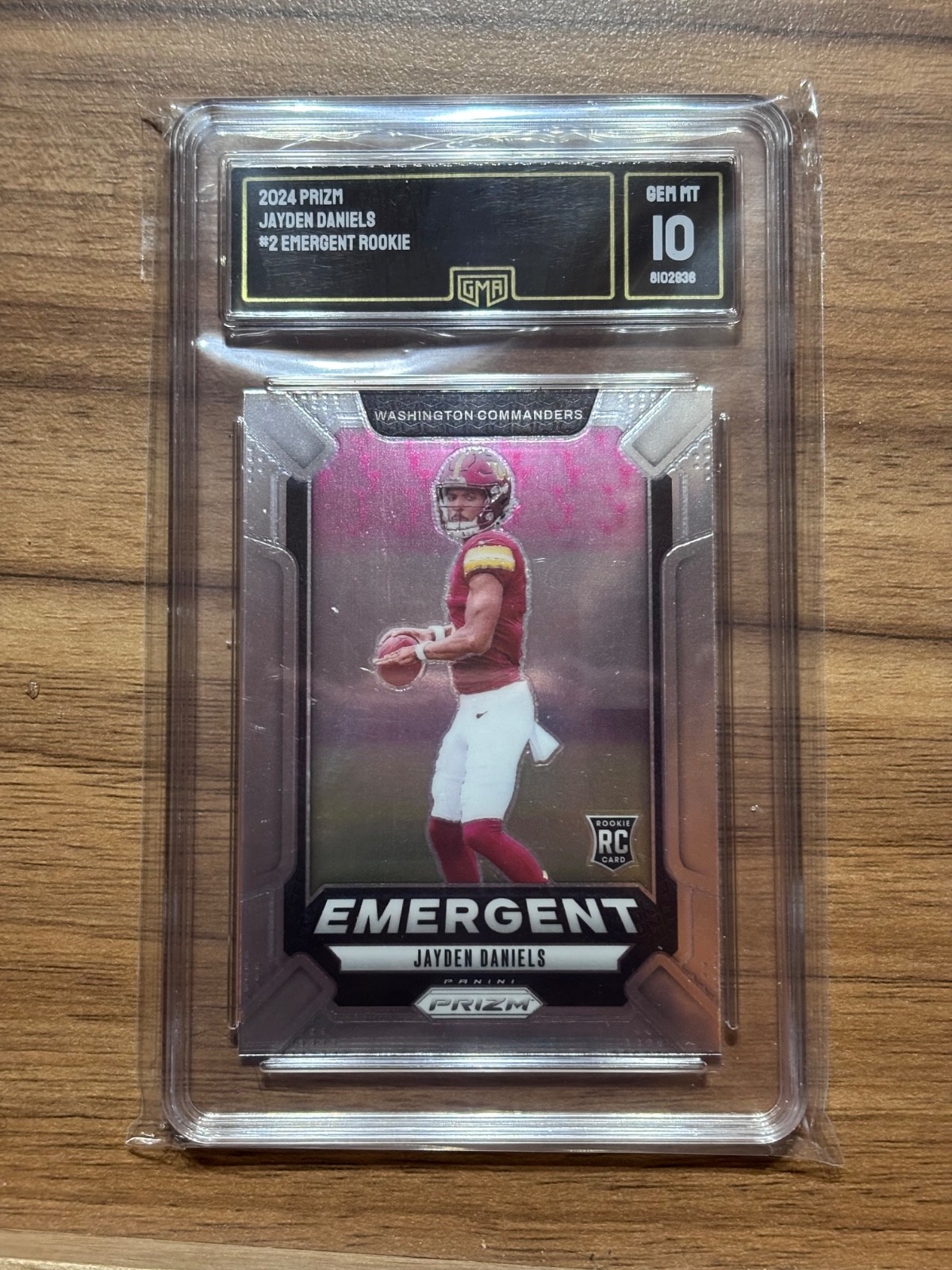2024 PANINI PRIZM #2 JAYDEN DANIELS EMERGENT ROOKIE
