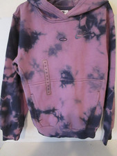 Nike Club Fleece Pullover Hoodie Kids Purple Tie Dye Size XS