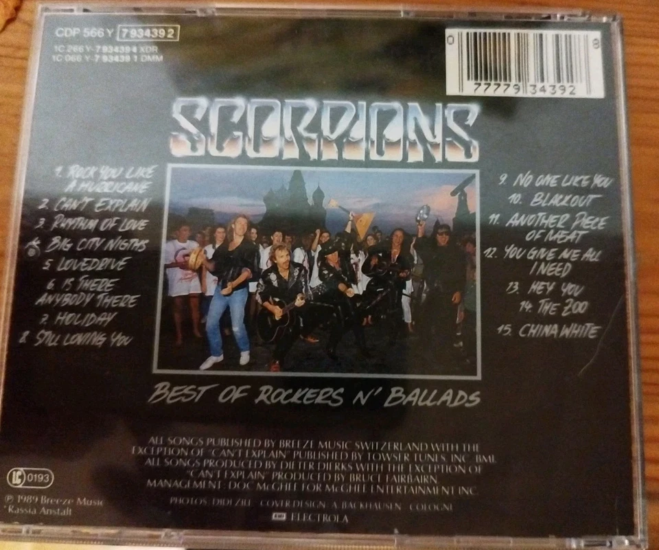 Scorpions Best of Rockers N Ballads - Bild 2 von 3