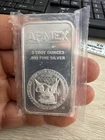 Five Troy Ounce Bullion Bar .999 Silver Pure