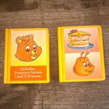 Teddy Ruxpin cartridges. Works with Back Pack Toys edition.
