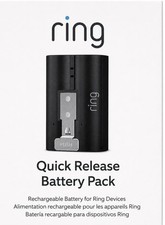 Ring Quick Release Rechargeable Battery Pack for Ring Devices, Black - BRAND NEW