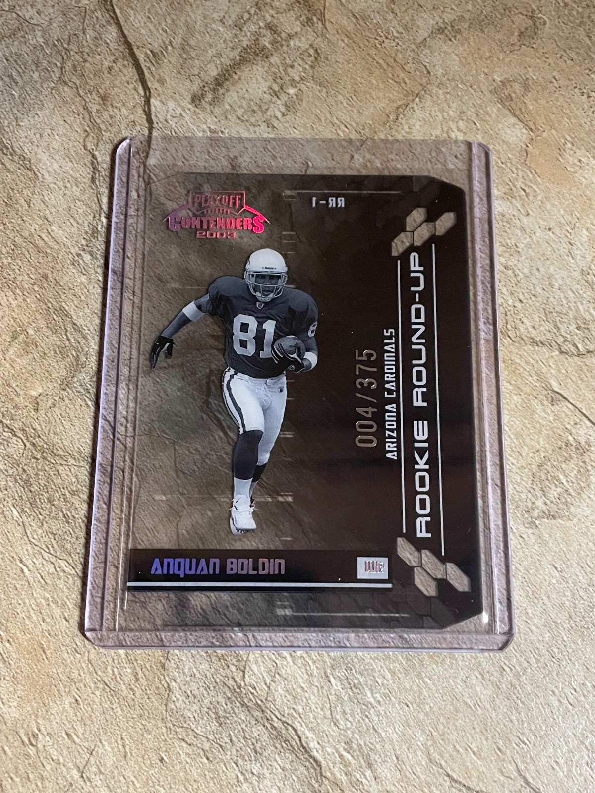 Anquan Boldin Playoff Contenders Rookie Round-Up #RR1 Base