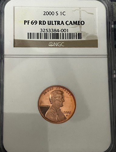 2000-S 1C NGC PF69 RD ULTRA CAMEO - Picture 1 of 1