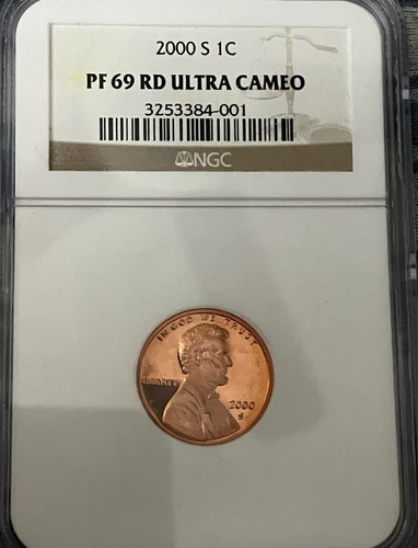 2000-S 1C NGC PF69 RD ULTRA CAMEO