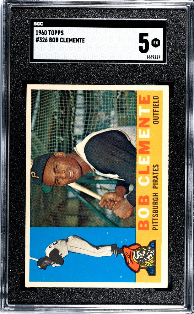 1960 Topps - #326 Bob Clemente --SGC 5