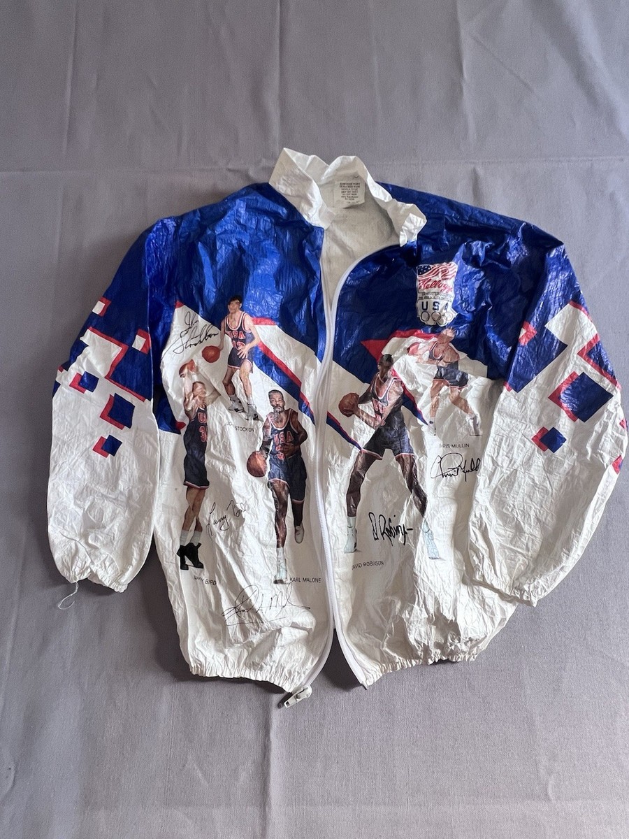 Vintage 1992 Olympic Dream Team Jacket Mens Large Basketball