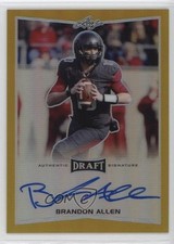2016 Leaf Metal Draft Gold Prismatic 1/1 Brandon Allen #BA-BA2 Auto 05or