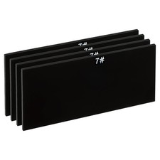 4pcs Welding Len Shade 7 Glass 4-1/4"x 2" Hardened Glass Black Darkening Filter