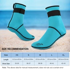 Diving Socks 3mm Neoprene Beach Water Socks Thermal Diving Boots No-Slip XS EPAX