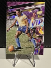 2025 National VIP Gold Pack Soccer Legend Pele /50 Purple Cracked Ice Prizm  