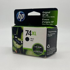 HP 74XL Black High Yield Ink Cartridge (CB336WN140) Genuine OEM EXP Nov 2017