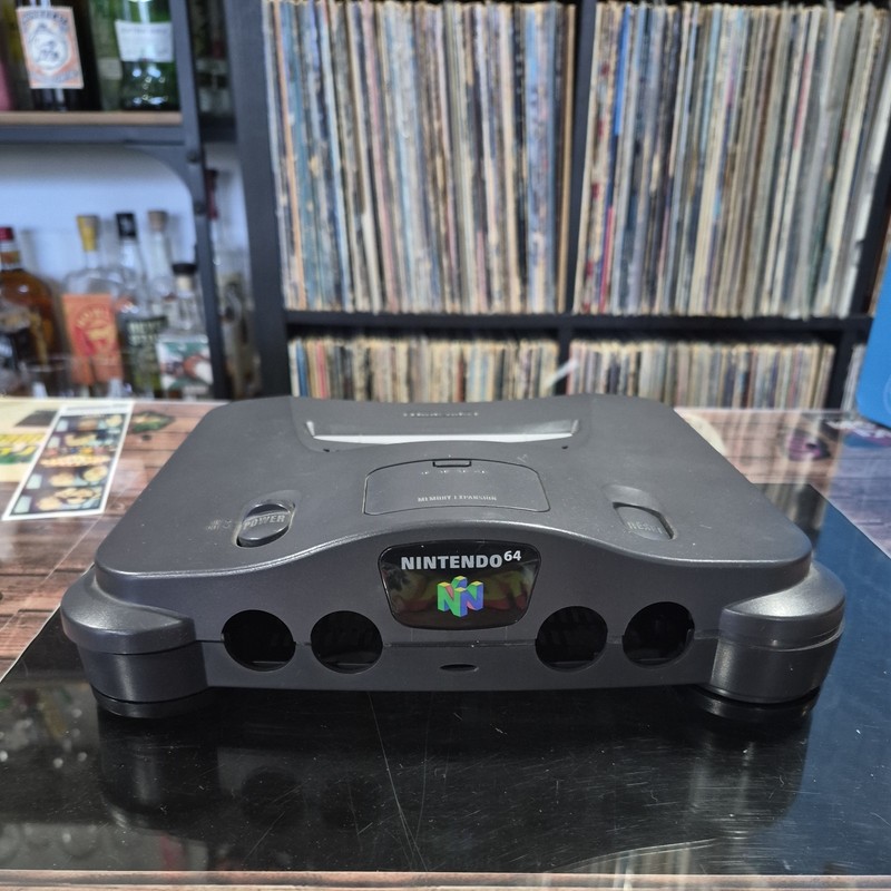 Nintendo 64 N64 Black Charcoal Gray Console Used Replacement Shell Japan 