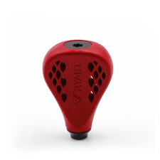 Manopola di potenza mulinello piatto TPE 35mm TPE35 rossa per Shimano Nasci FC 1000-5000