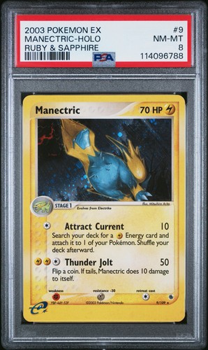 Manectric graded PSA 8 for sale on eBay
