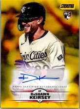 2025 Stadium Club DaShawn Keirsey Base Autographs Yellow #SCBA-DK RC Rookie