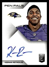 2016 DONRUSS ELITE KEENAN REYNOLDS PP-KR PEN PALS AUTOGRAPHS BALTIMORE RAVENS